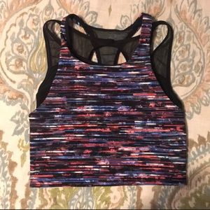Lululemon break free crop tank top sz 6